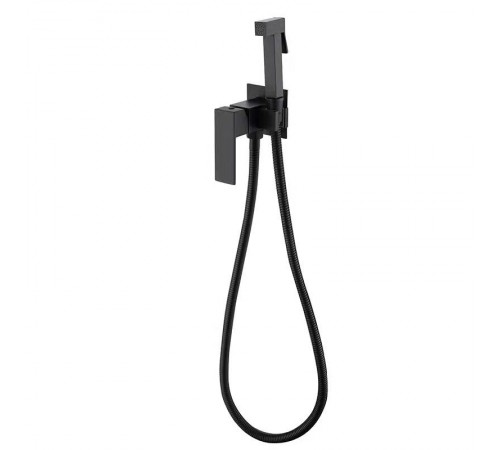 Смеситель для биде с держ. (встроенный) 4046 Black Kern квадр (18 шт)