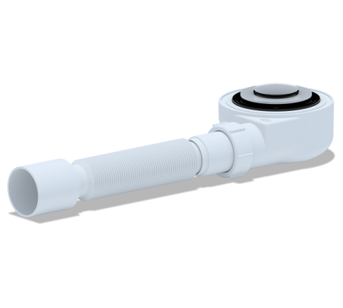 Сиф.душ.подд.с гофрой1 1/2 h53мм, клик (8/шт)