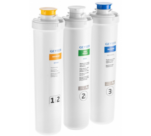 Набор картриджей для  Гейзер Смарт (для жесткой воды)