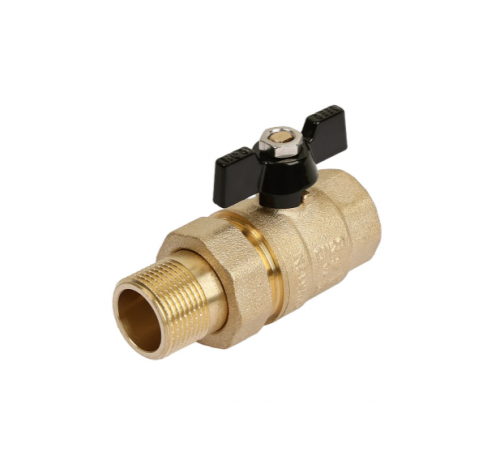 Кран шар. с американкой.  1" TIM (24/6)