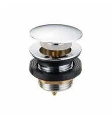 Донный клапан для ванны 1 1/2 ТИМ Chrome (100/1)