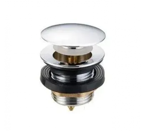 Донный клапан для ванны 1 1/2 ТИМ Chrome (100/1)