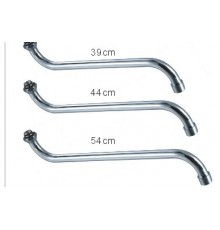 Гусак для ванны круглый 18mm-390mm