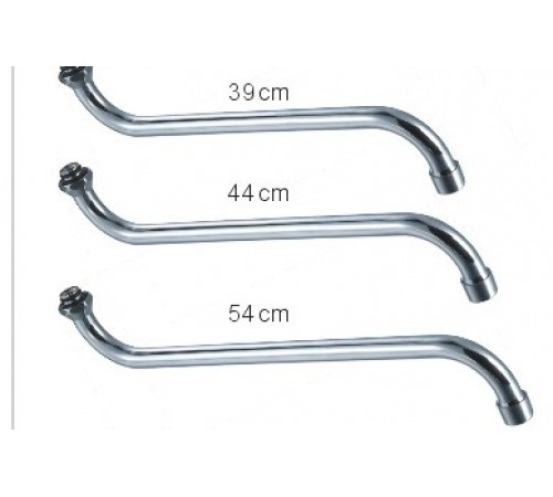 Гусак для ванны круглый 18mm-390mm