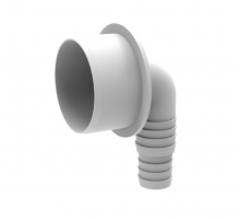 Адаптер Г-образный для подключ. слива (вход 20/20мм, выход 50мм) (15/1) Орио