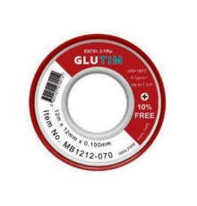 Фум лента для/воды маленькая красная 12*12-0,7 ТИМ (500/10)