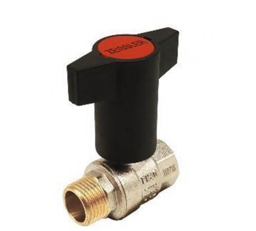 Кран шаровой  с удлиненным штоком прямой 1/2 нр-вр (48/12) Zeissler