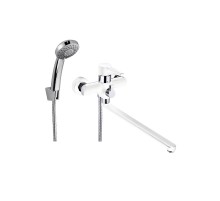 Смеситель для ванны однорук. ZOK7-A036PW Хром-белый