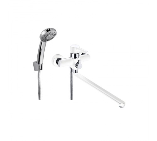 Смеситель для ванны однорук. ZOK7-A036PW Хром-белый