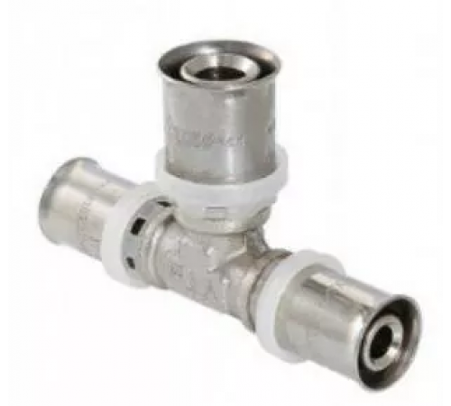 Пресс тройник никелированный 16*16*16 (120/18) ТИМ