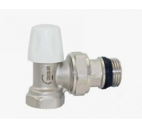 Вентиль рад. нижний угловой под шестигранник1/2  ZEISSLER (60/6шт)