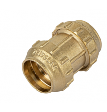 Муфта 25*25  пнд ( ЛАТУНЬ ) (45/5) Zeissler