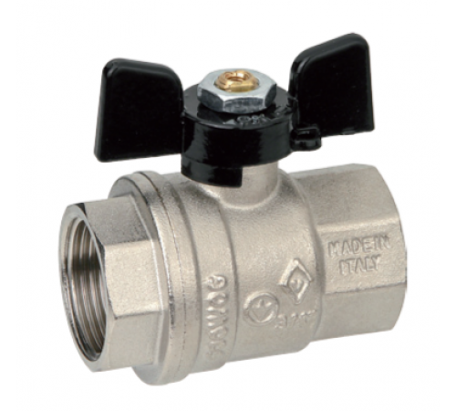 Кран шар. 1/2 г/г бабочка (302)  BgT (96/24)