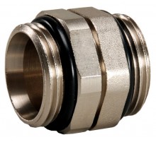 Ниппель поворот. для колл. 1 " лат-никел. Тим (40/10шт)