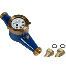 Счетчик для воды ЭКО  1" -25  синий (в пачке 5)