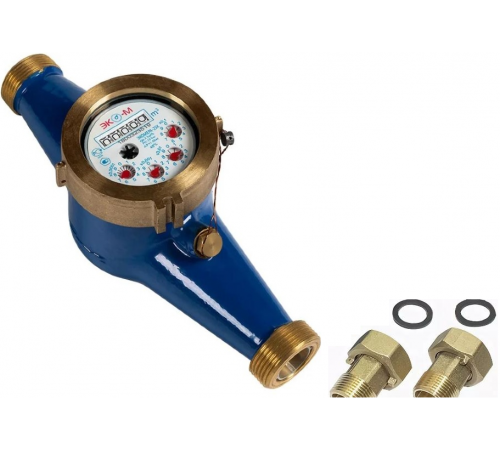 Счетчик для воды ЭКО  1" -25  синий (в пачке 5)