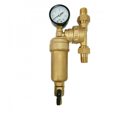 Фильтр с ман.угловой  (универсал)  метал. 1/2 Тим (12шт)