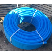 Труба ПНД ф 32 (3,0) (100/м) СИНЯЯ