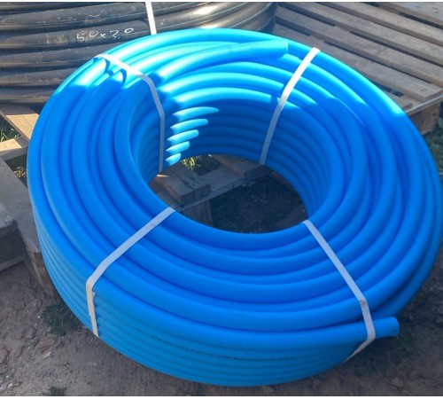 Труба ПНД ф 32 (3,0) (100/м) СИНЯЯ