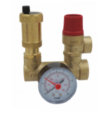 Группа безопасности для котла с возмож. установки расшир. бака 3/4" 3 бар  Тим (18/1)