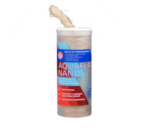Сантехническая льняная нить ЕВРО 40 гр. AquaflaxNano (25/шт) по доступной цене.