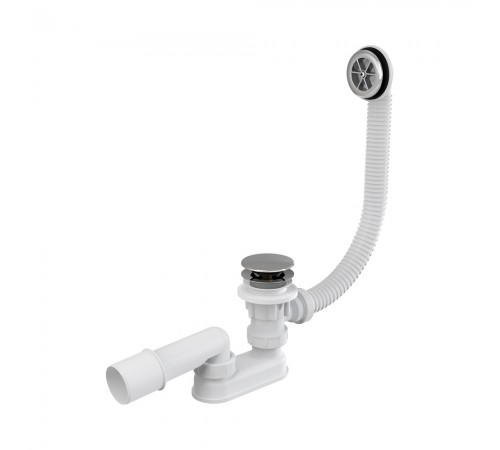 Слив для ванной  (автомат) Алкапласт A505CRM в пакете (без тросса) (20/шт)