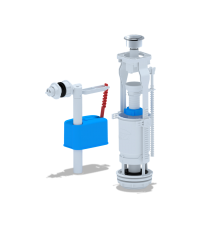 Набор с боковой подводкой кнопка металл 1/2 Ани WC 6050 M(20/шт)