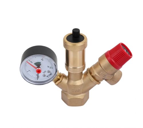 Группа безопасности Мини ЭКОНОМ 3 bar TIM 1024 (24/шт)