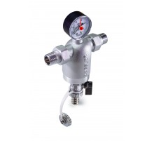 Фильтр с манометром, присоединение - американки  1/2 Zeissler (12/1)