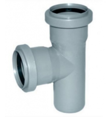 Тройник  ПВХ    40x40    90гр  Политэк (30шт)
