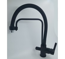 Смеситель для кухни  20294  Black mat   питевой Vedouci
