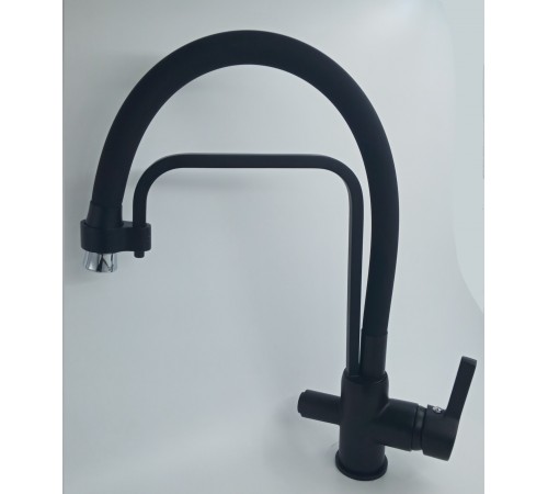 Смеситель для кухни  20294  Black mat   питевой Vedouci