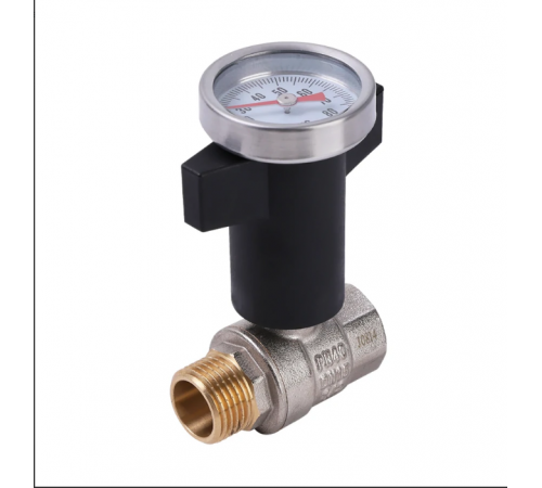 Кран шаровой  c термометром 3/4 г/ш  Тим (60/1) по доступной цене.