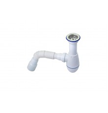 Сифон для умывальника 1 1/2 с гибкой трубой 1 1/2 x 40-50   Юникорн А120