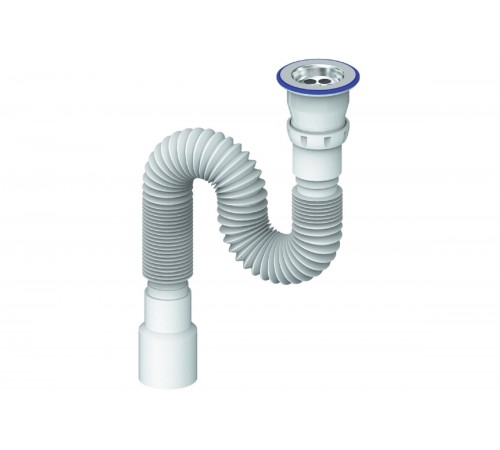 Гофра с выпуском 1 1/2 х 40/50 (800мм) Юникорн D220 по доступной цене.