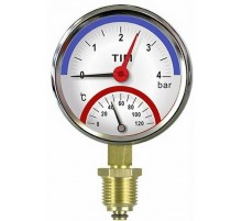 Термоманометр рад. (нижний) 16 бар Тим (60/шт)
