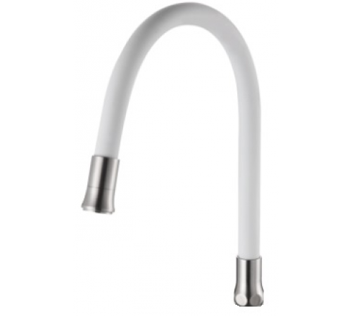 Гусак для смесителя гибкий белый    VEDOUCI