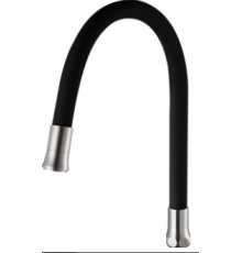 Гусак для смесителя гибкий черный   Wassernova