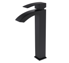 Смеситель для раковины высокий  1565 Black Kern (10шт)