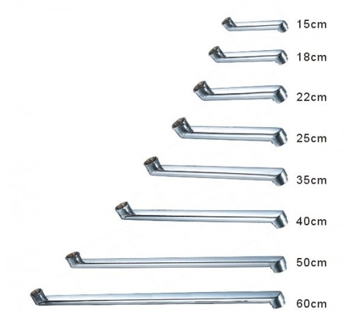 Гусак для ванны  плоский 45 см P450 (10ШТ)