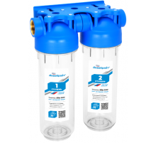 Магистральный фильтр 2-ой с прозрачным корпусом 3/4 АКВАБРАЙТ (3шт)