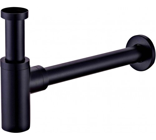 Сифон круглый А-9010 black  (20/шт) KERN Черный