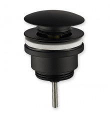 Донный клапан для раковины универс Kern A-9091 Black  (50/шт)