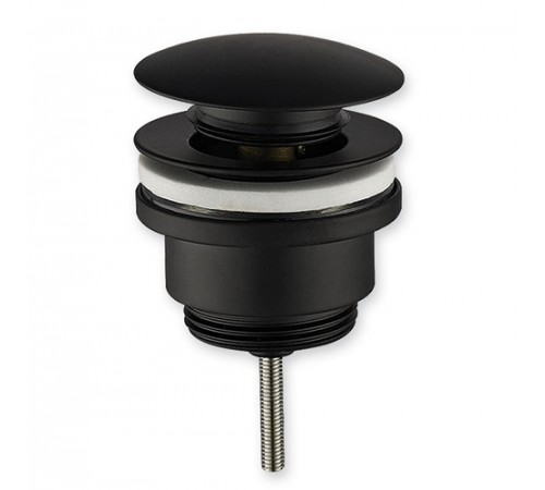 Донный клапан для раковины универс Kern A-9091 Black  (50/шт)
