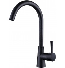 Смеситель для кухни черный 2080-Black metallic Kern (8/шт)