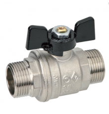 Кран шар. 1/2 ш/ш бабочка (327)  BgT (80/20)