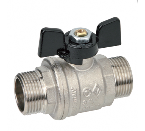 Кран шар. 1/2 ш/ш бабочка (327)  BgT (80/20)