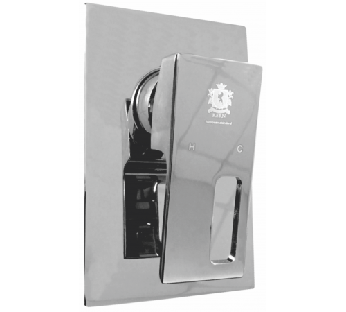 Смеситель для скрытого монтажа прямоуг. 4005 Kern (12/шт) Chrome