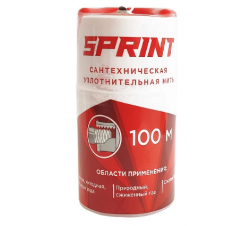 Уплотнительная нить SPRINT 100 м (25/шт) по доступной цене.