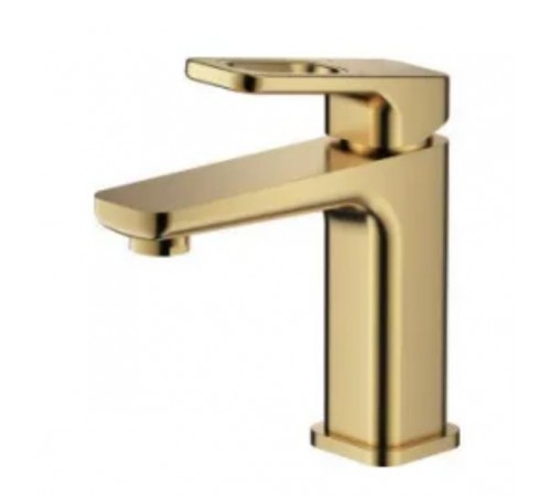 Смеситель для умывальника  Wassernova 10025 MG матовое золто